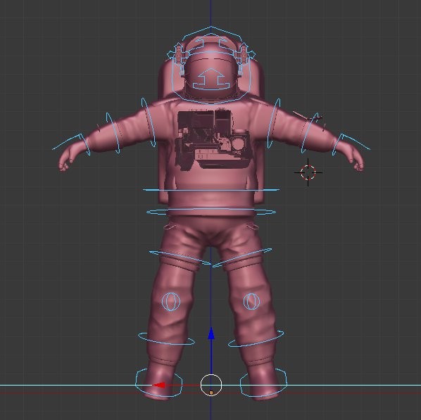 Astronaut - EMU suit - Rigged preview image 2